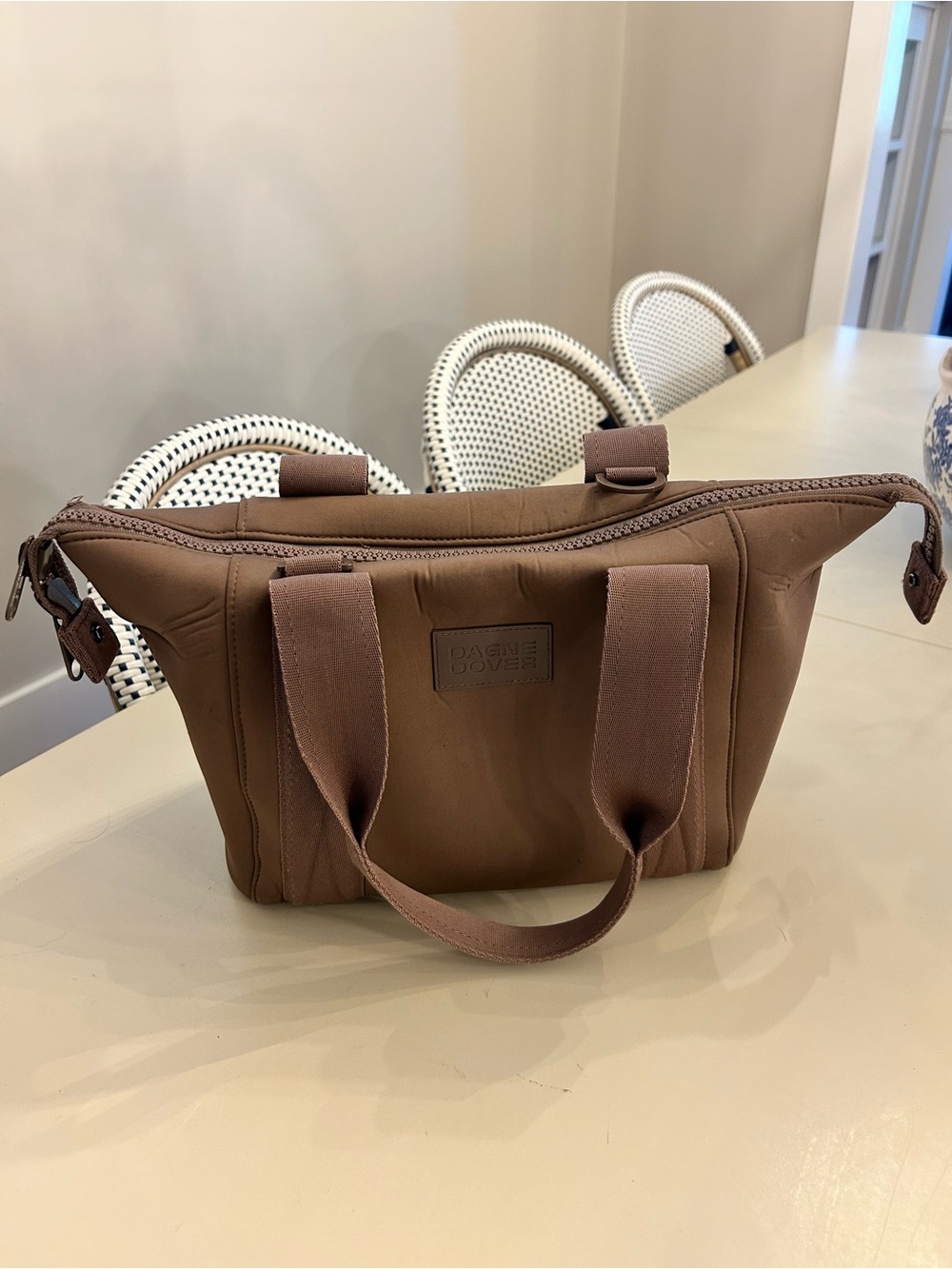 Dagne Dover Brown Tote Bag